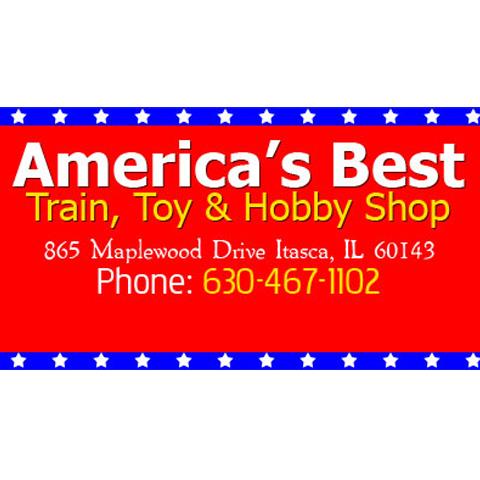 America's Best Train, Toy & Hobby Shop - Itasca, IL - Logo